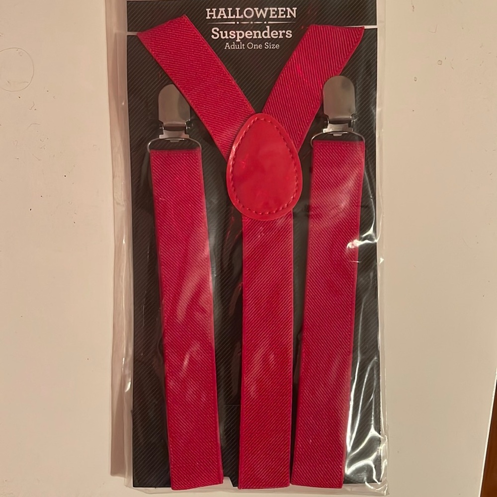 Red suspenders